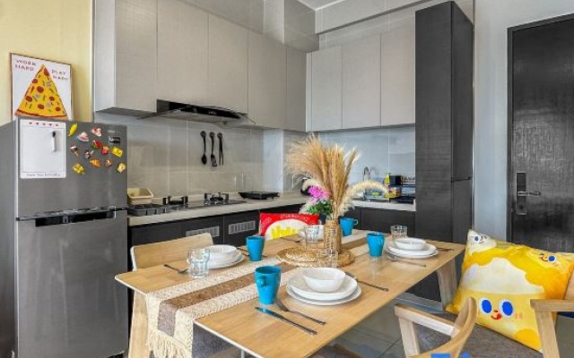 FunxVivid Seaview 2BR 2CP near SG CIQ KSL ZooJB – Kitchen – Johor Bahru