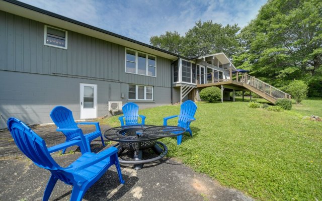 Centrally Located Brevard Home w/ Deck & Fire Pit!