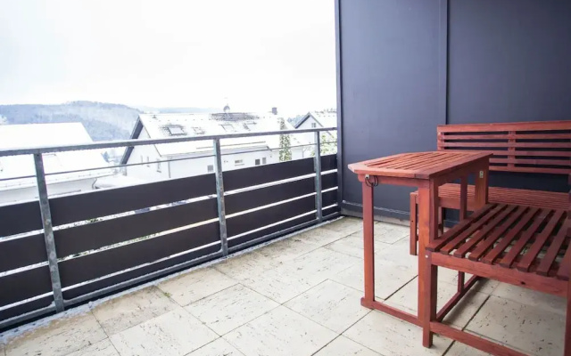 Helle Wohnung bei Winterberg mit Balkon
