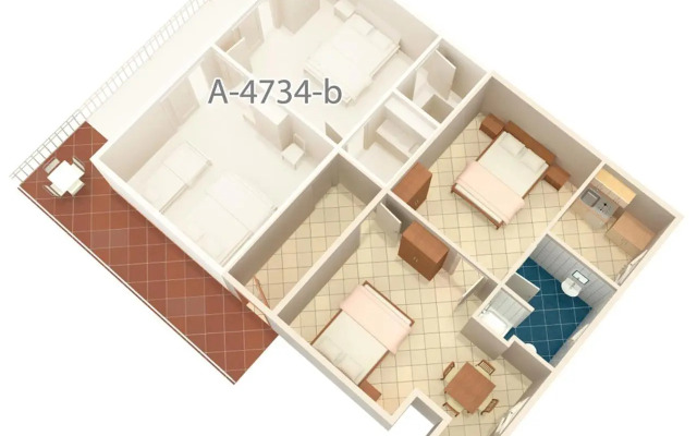Apartment Podaca 4734c
