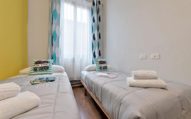 happy apartment in lively area