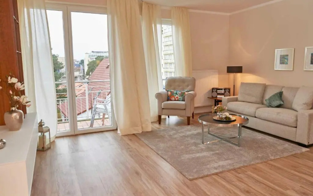 Residenz "bel-vital" F407 WG 21 mit Balkon und seitlichem Meerblick