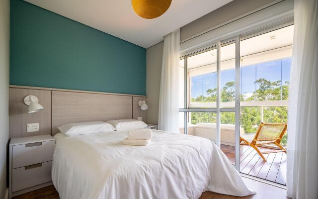 Apto Luxuoso c/churraq e vista lateral mar ABC0401