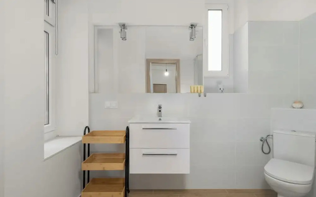 Grey and Beige Poznan Studio by Renters
