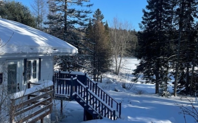 Chalet Privee - Lac Huguette Avec Spa