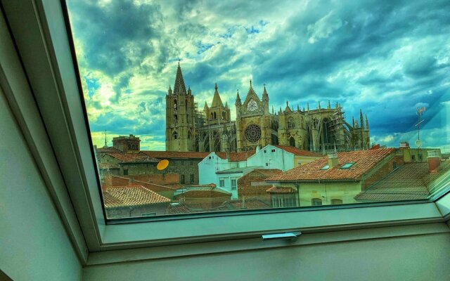 Studio In Leon, With Wonderful City View And Wifi