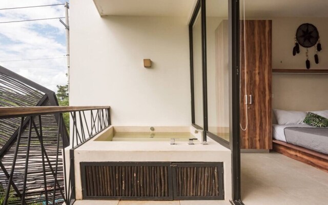 Amazing Studio With Private Pool Gym & Temazcal