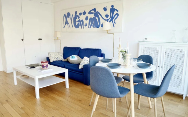 Deauville Plage - Balcon Vue Mer Ville Pied