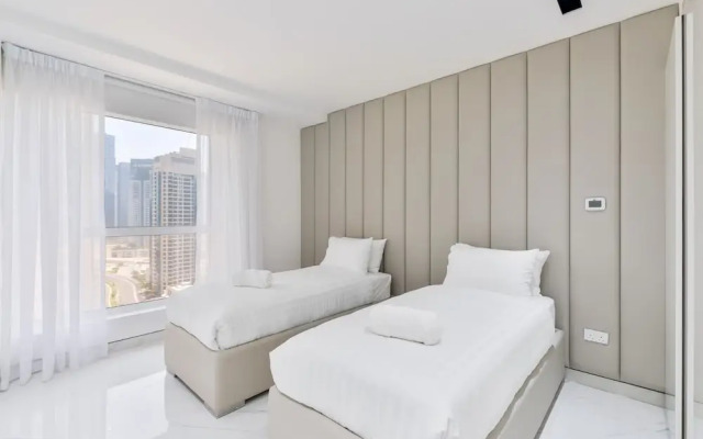 Waterfront Luxury 3plus1 BR in JBR Dubai