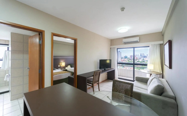 OTH1205 Flat na Ilha do Leite, Recife, um quarto.