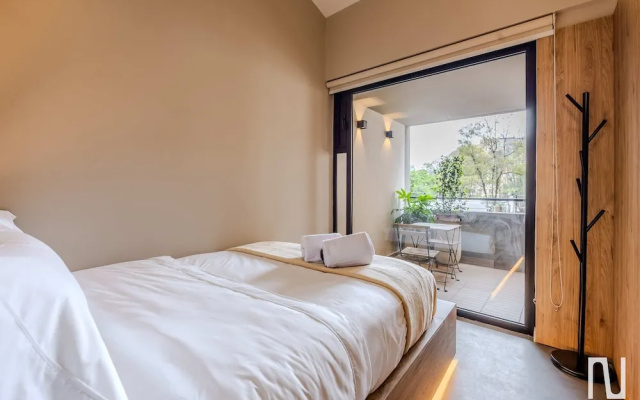 NOK Cozy 1BR Retreat With Terrace at Bogota