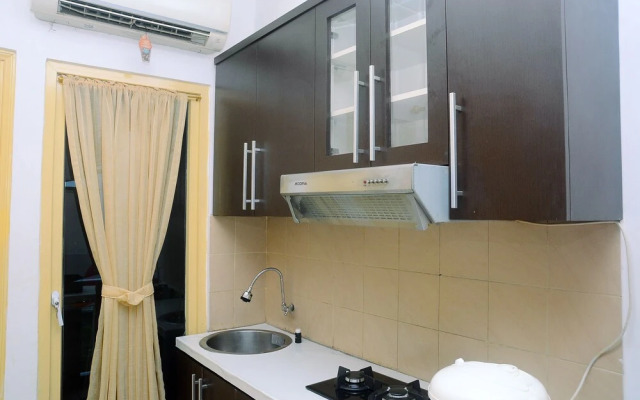 Tidy 2BR with Modern Design Green Pramuka City Apartment