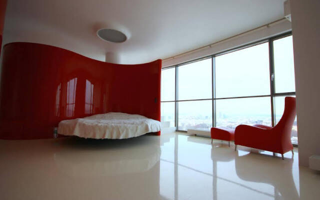 Red & White Helios City Apartment