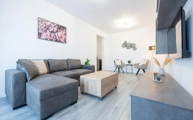 Grey apartments