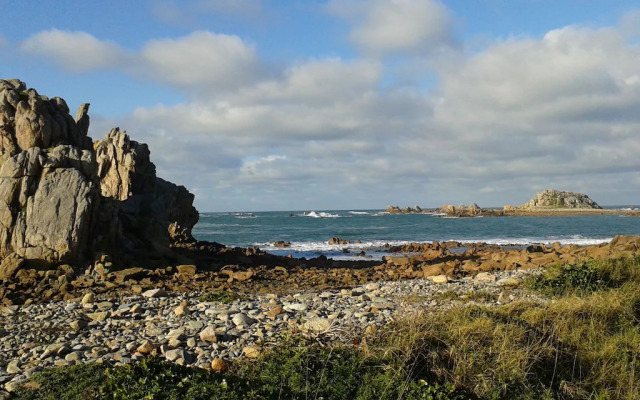 Stone House Near Pink Granite Coast Beaches