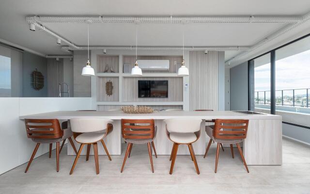 Rooftop com piscina em Jurerê Internacional #JA12