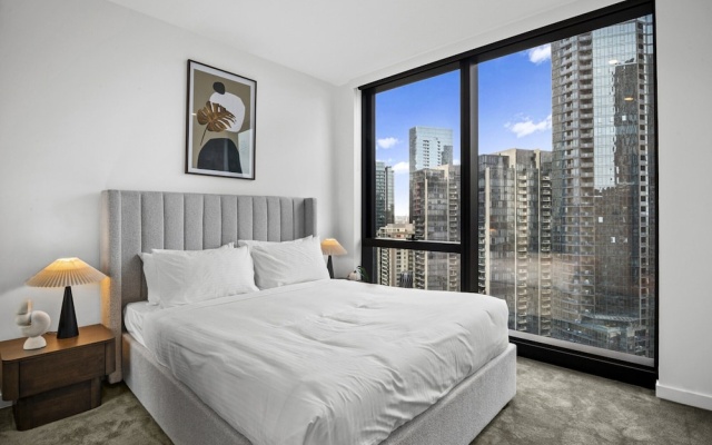 Modern 2BR Southbank Views + Pool Gym Near Casino – Guest Rooms – Melbourne