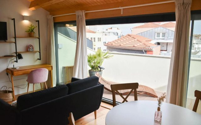 Charmosa penthouse 2 quartos - Batalha - Porto