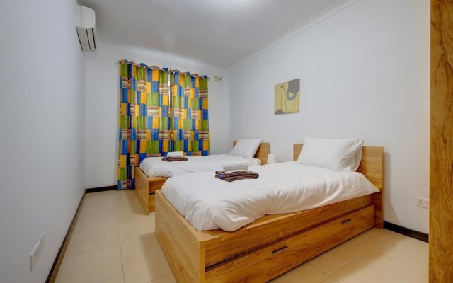 Modern 2 Bedroom Maisonette in Central Sliema
