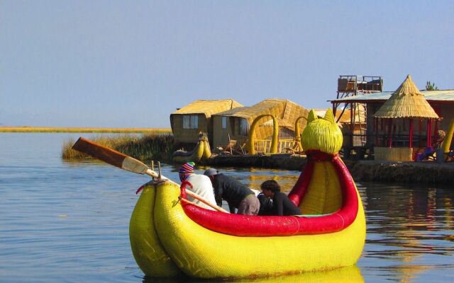 Uros Floating Home Titicaca
