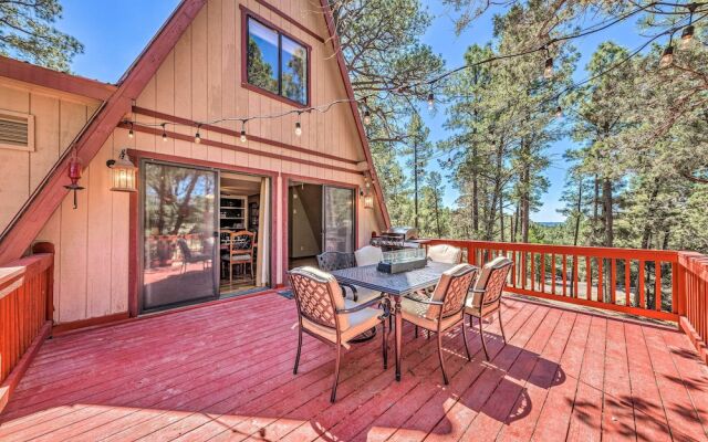 Pet-friendly Ruidoso Cabin w/ Deck & Grill!