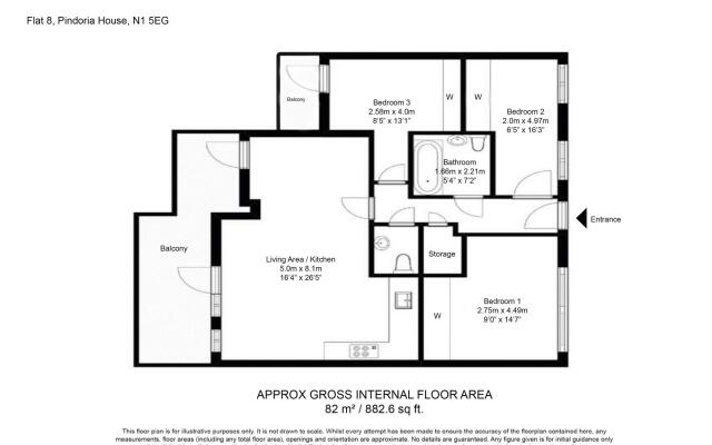 Three Bedroom Apartment in Hoxton