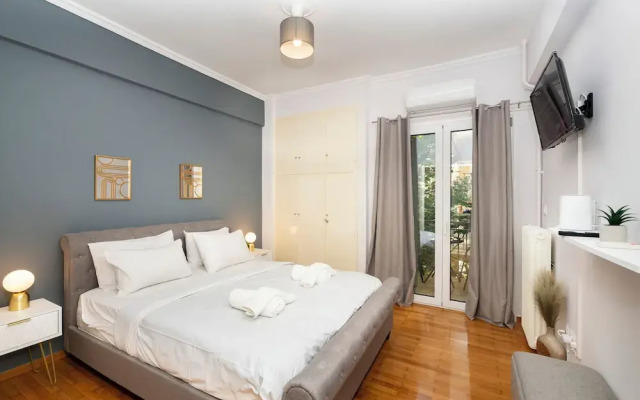 Chic 1-Bedroom near Panathenaic Stadium