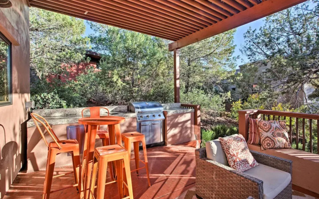 Furnished Patio & Views: West Sedona House!