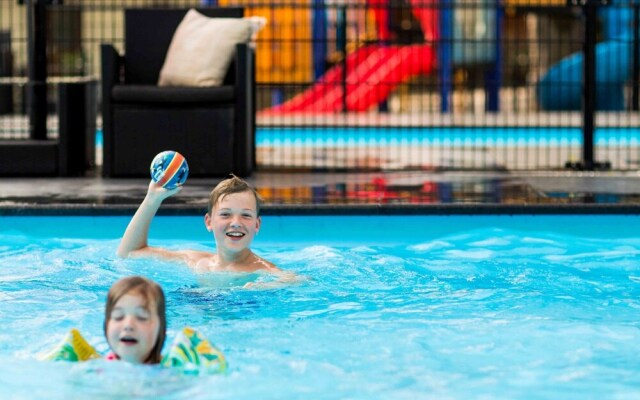 Modern chalet with a dishwasher, located in Park De Veluwe