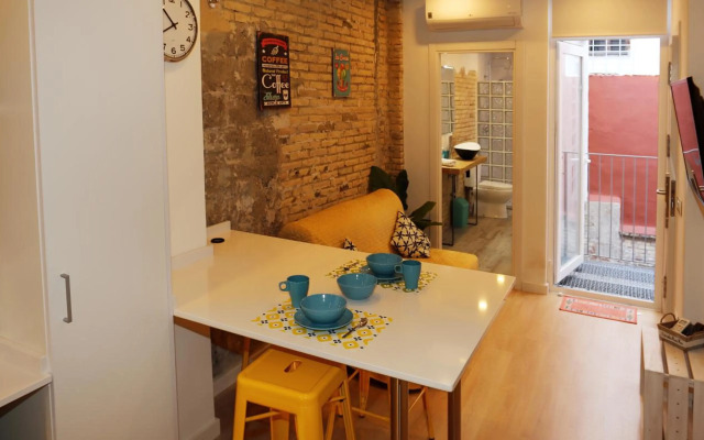 Loft independiente con Piscina compartida en Centro de Valencia