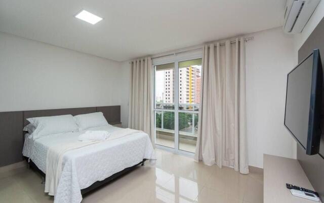 Flat mobiliado no Edifício The Expression - Setor Bueno - TH505