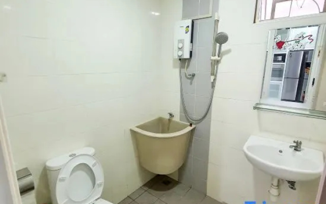 Spacious Garden Side 4BR 10Pax @Near Alma Jucso @ Jovial – Bathroom – Bukit Mertajam