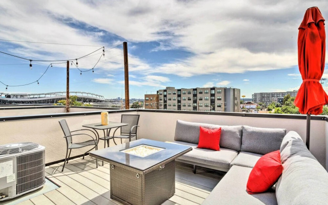 City Skyline Views: Upscale Denver Townhome