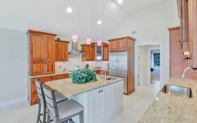 Waterfront Home With Pool and Foosball Table