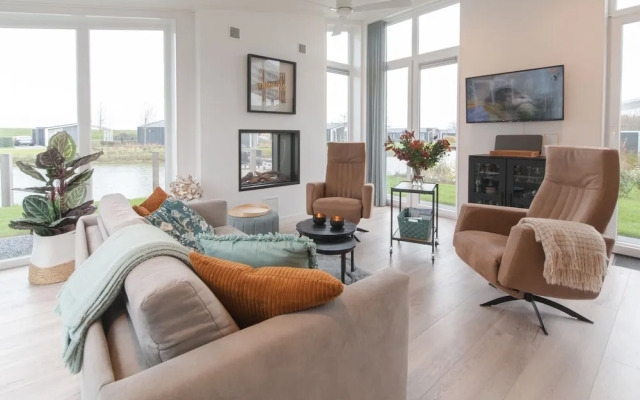 Detached House on Lake in Zeeland Holiday Park