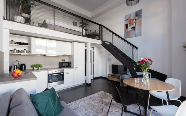 Comfy loft with balcony