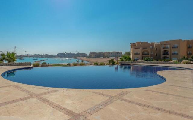 Lagoon View 1BR Apartment in Waterside El Gouna