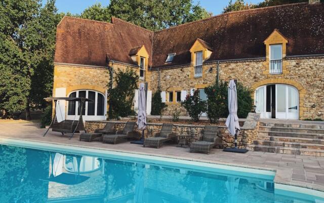 Panoramic Chateau in the Dordogne Region of France