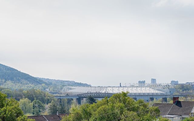Next to The Liberty Stadium