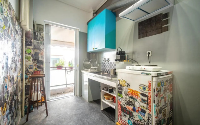 Stay-in-Art, Little Imaginary Apt, 20' to Acropolis
