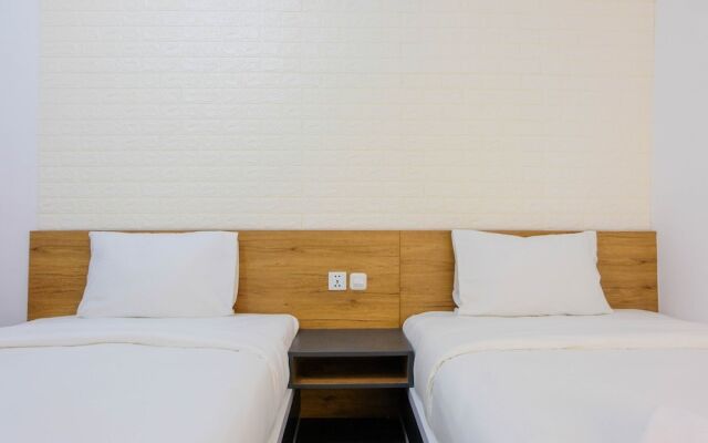 Studio Apartment with Twin Bed at Aeropolis Residence