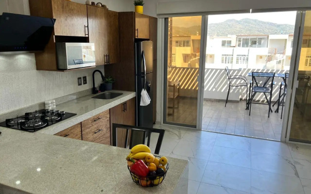 Penthouse Manzanillo exclusivo con alberca