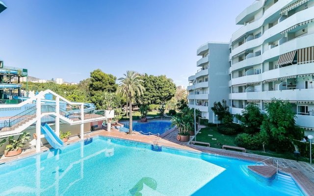 Apartment with One Bedroom in Benalmádena, with Wonderful Sea View, Pool Access, Enclosed Garden - 50 M From the Beach