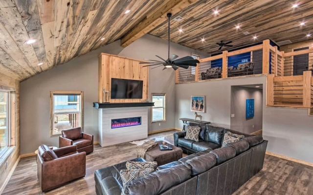 Upscale Riverfront Home w/ Beach & Fire Pit!