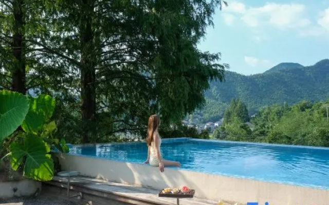 Anji Shanqiu Send Chill Shanye Private Soup Resort Homestay – Pool – Huzhou
