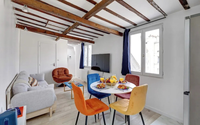Chic 1BR Steps from Montorgueil
