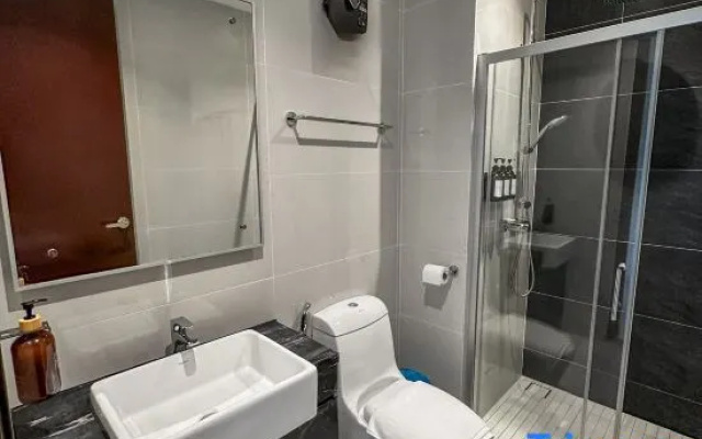 FunxVivid Seaview 2BR 2CP near SG CIQ KSL ZooJB – Bathroom – Johor Bahru