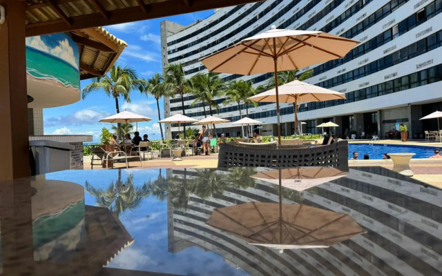 Maravilhoso apartamento 2 quartos vista mar no Ondina Apart