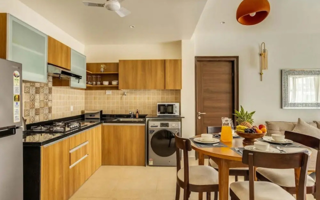 2BR w Pool Sauna 2km to Baga Calangute Beach
