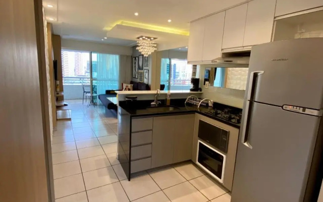 APARTAMENTO 17º Andar Beira Mar com 2 QUARTOS